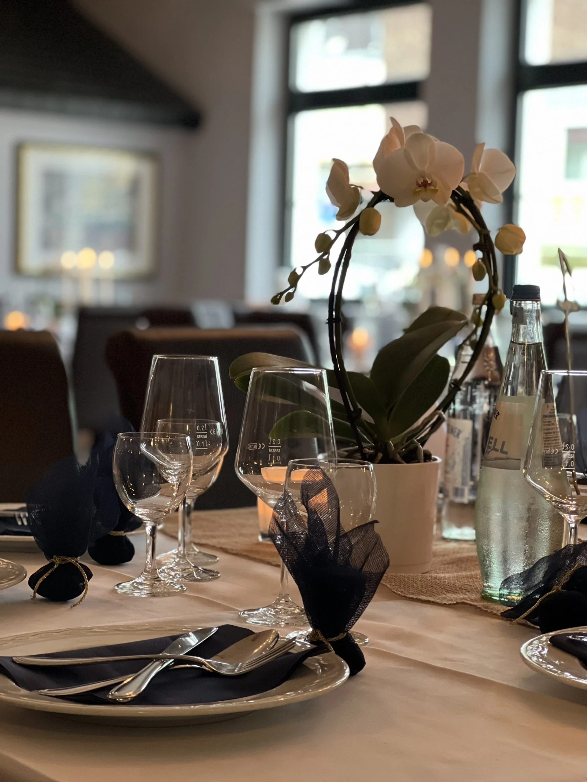 Restaurant, Tischweingläser von Brühler Hof Wine & Dine