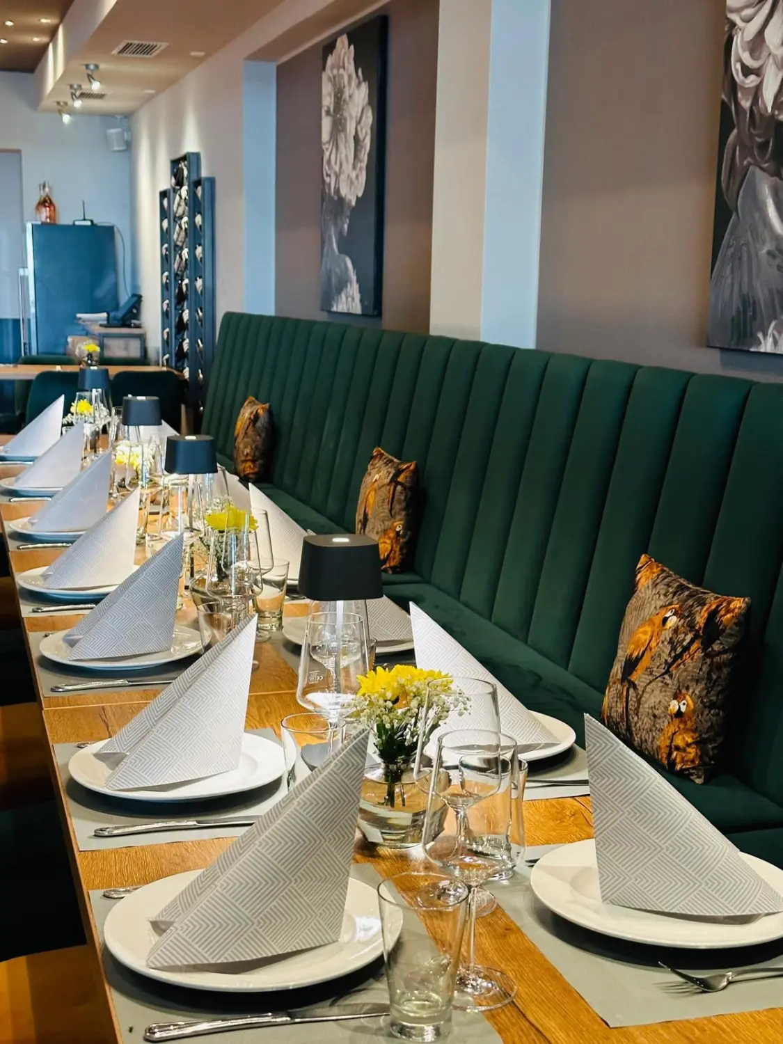 Restaurant, Tischweingläser von Brühler Hof Wine & Dine