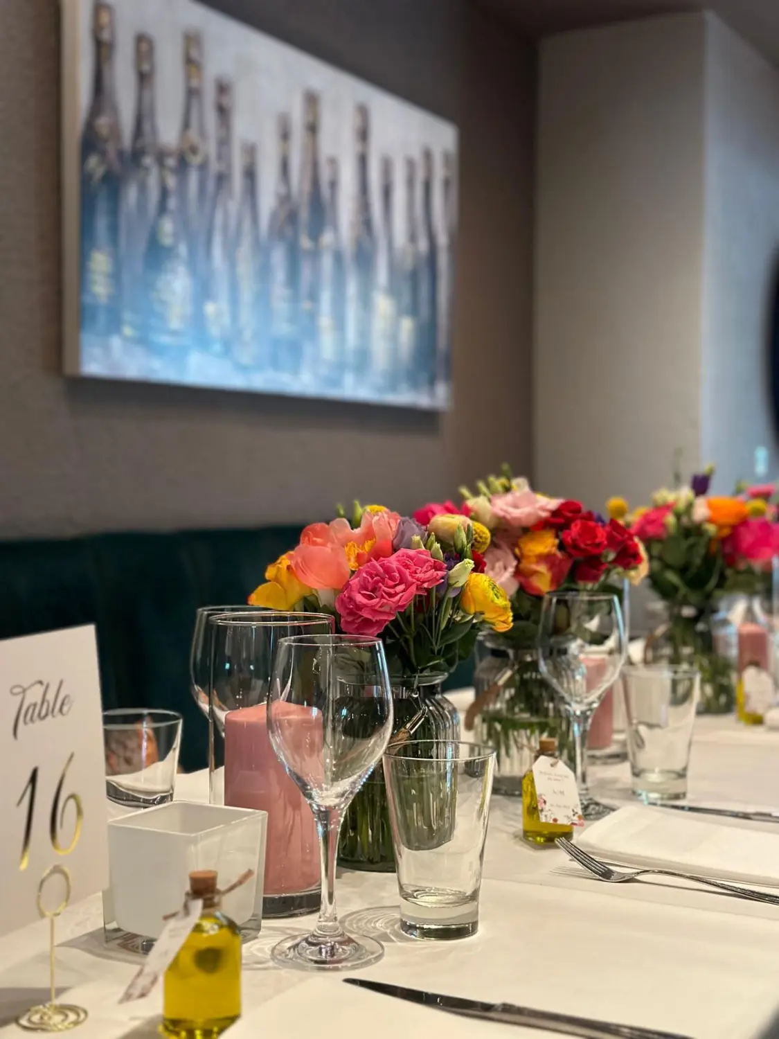 Restaurant, Tischweingläser von Brühler Hof Wine & Dine