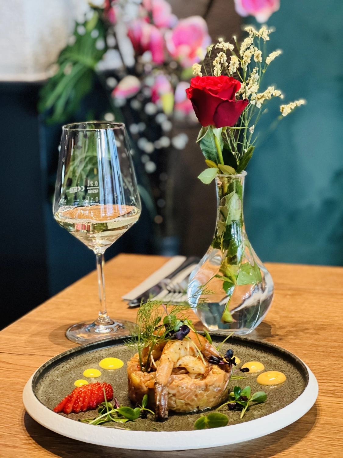 Kalbsmedaillons mit Spinat von Brühler Hof Wine & Dine