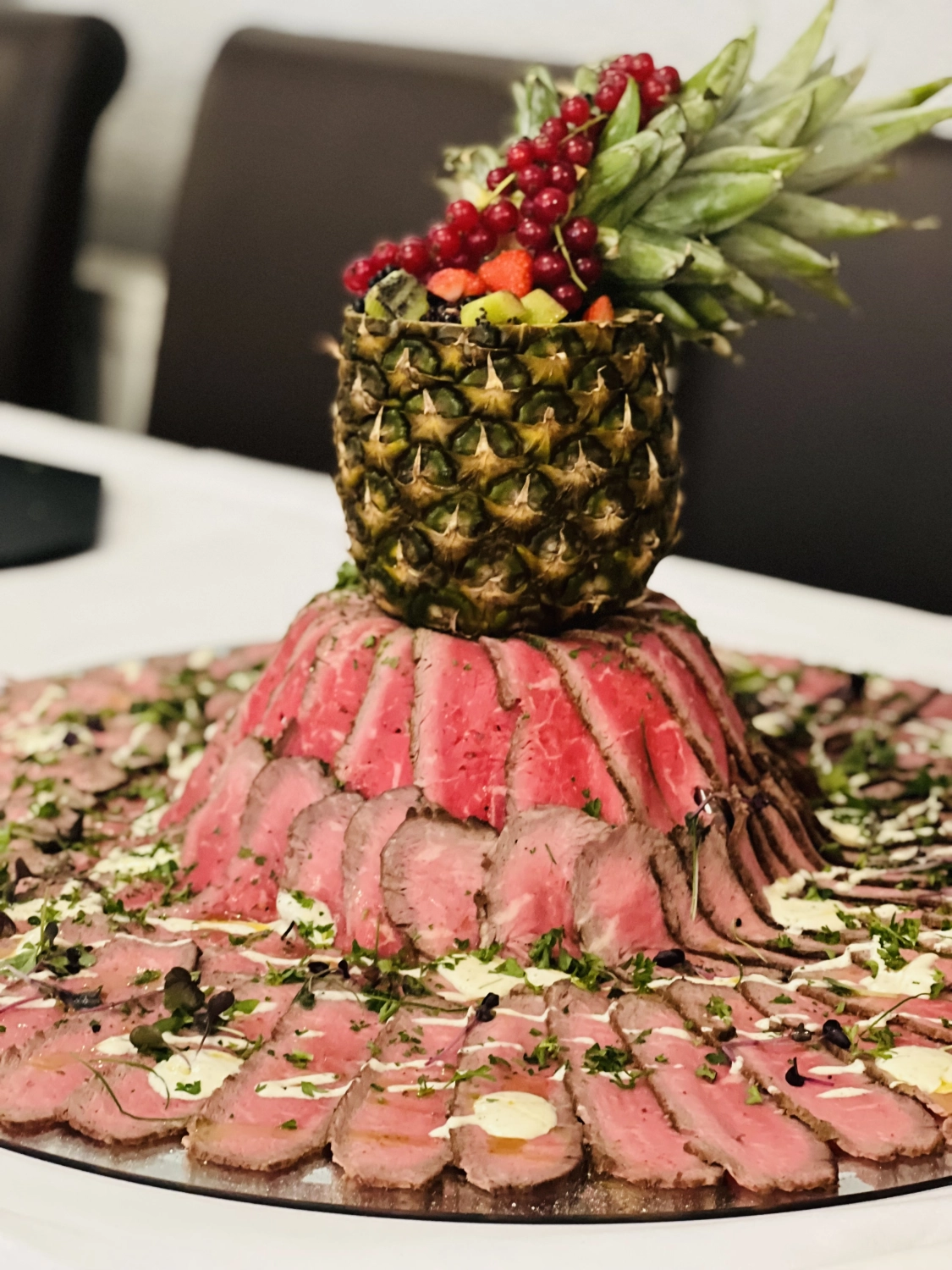 Kalbsmedaillons mit Spinat von Brühler Hof Wine & Dine